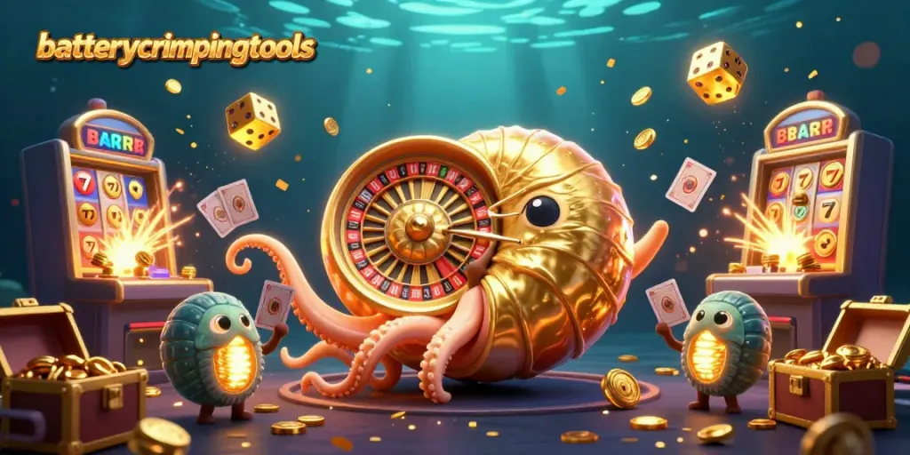 Experience thrilling gameplay with batterycrimpingtools as lucky symbols and vibrant light shine in this dynamic casino scene.