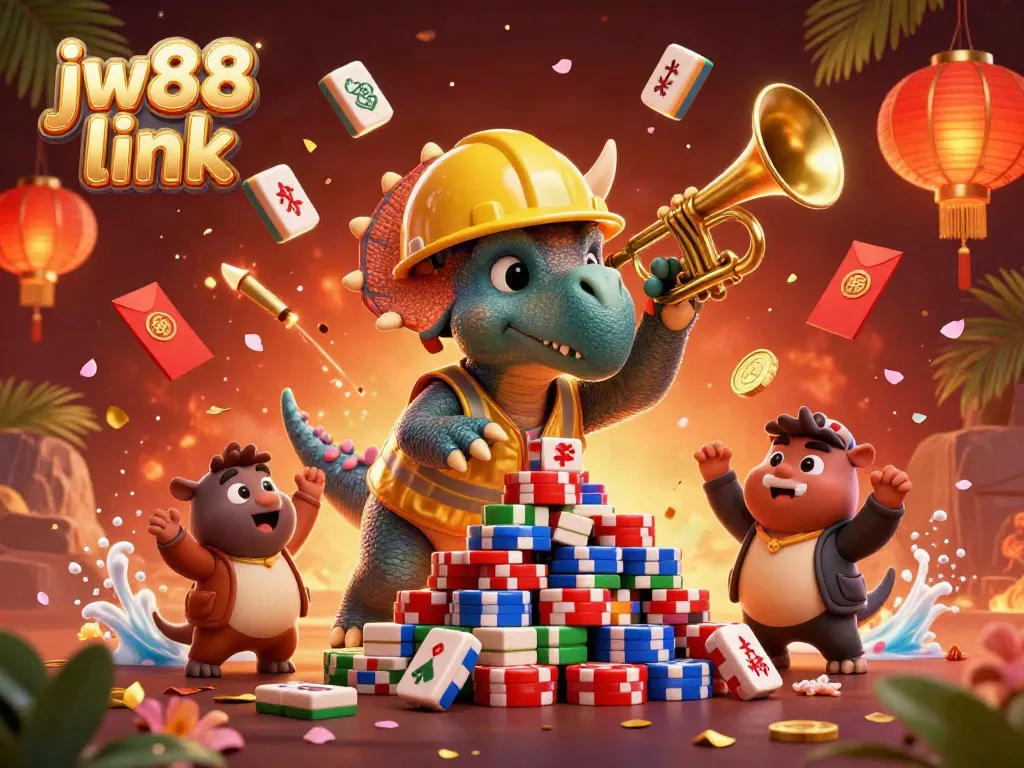 Win big with the jw88 link while celebrating with fun casino-themed characters!