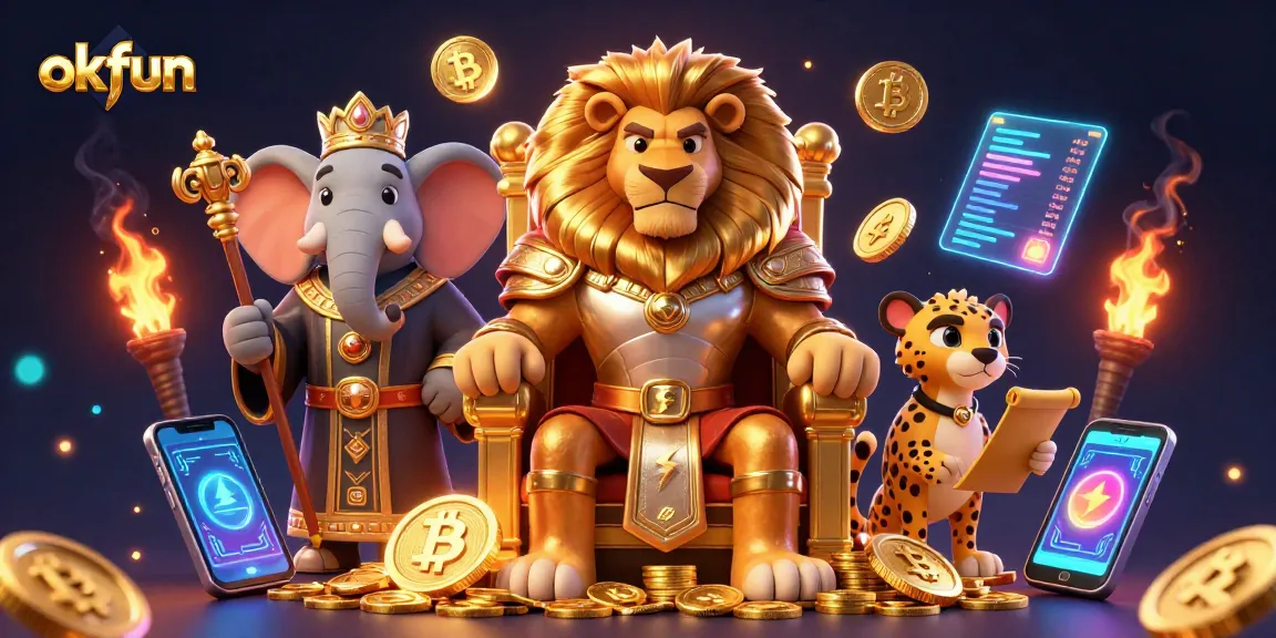Engage in thrilling casino action with okfun while enjoying dynamic 3D characters and vibrant game elements.