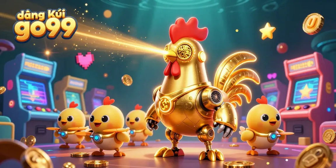 Experience the excitement of đăng ký go99 with vibrant arcade and casino elements in this dynamic scene.