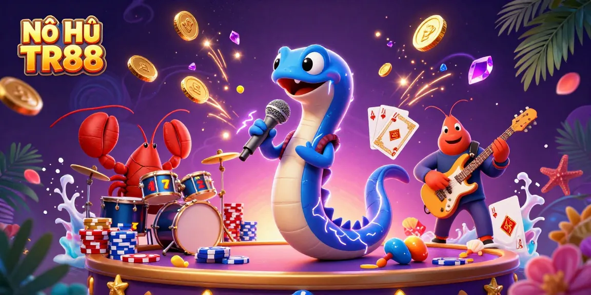 Nổ Hũ TR88 unleashes epic gaming moments with stunning slot visuals, showcasing vibrant underwater casino action.