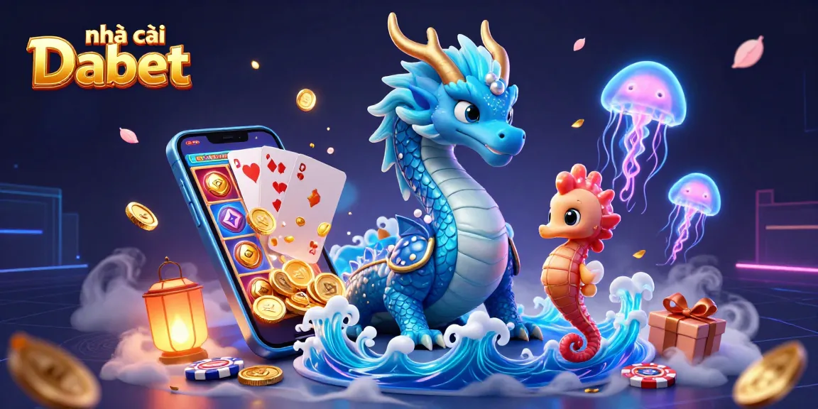 Experience online gaming excitement with Nhà cái Dabet's vibrant casino scene featuring unique characters and dynamic game elements.