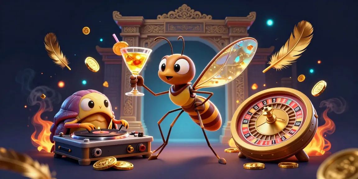 Engage in thrilling gaming at LLwin, featuring a unique casino mascot and immersive elements.