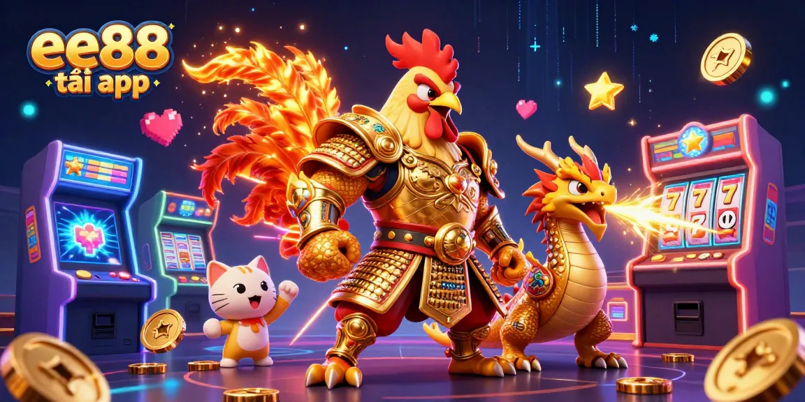 Engage in exciting gameplay with ee88 tải app featuring vibrant characters and casino elements.